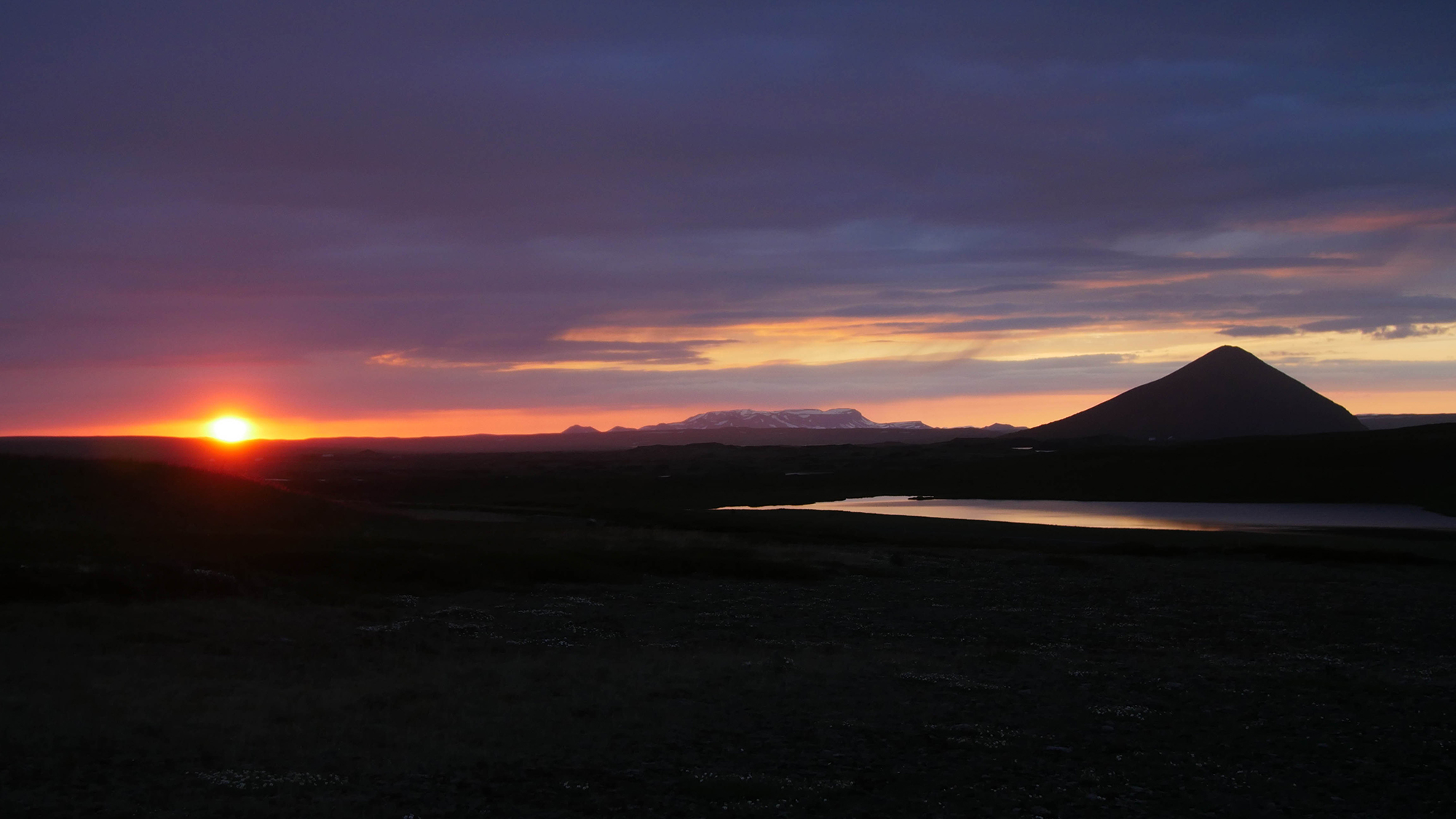 Iceland sunset June 2016